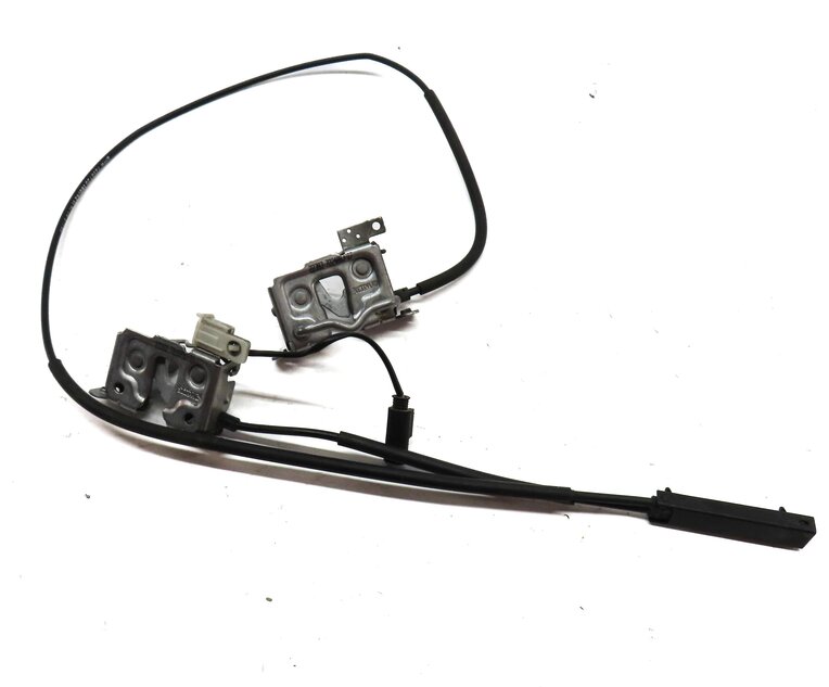 Thumbnail 4: 2014 BMW X3 (F25) HOOD LEFT & RIGHT LOCK LATCH SET 2 w/ CABLE 51237210731