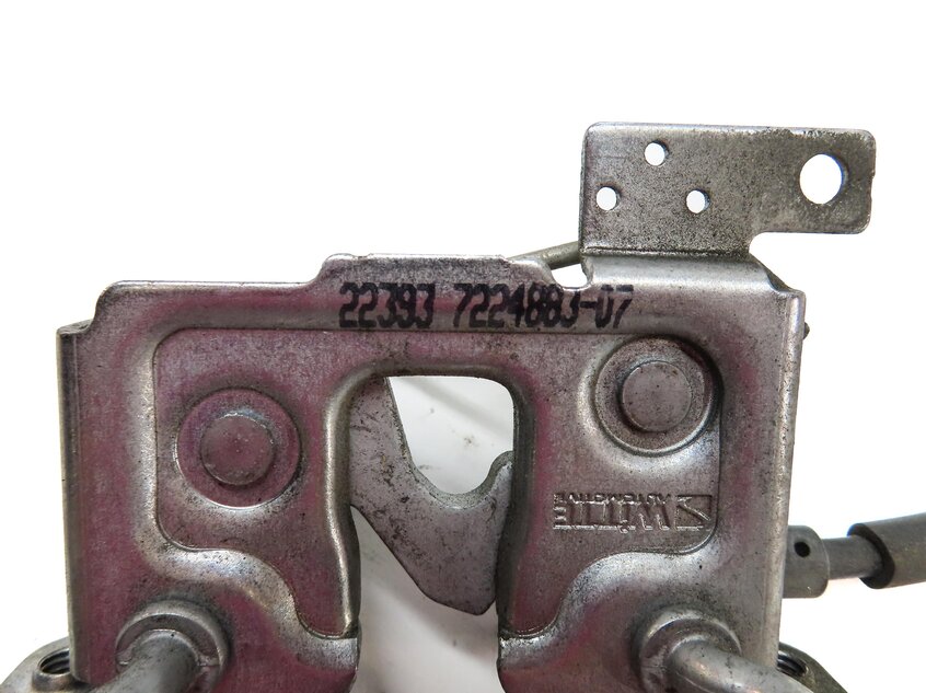 Thumbnail 6: 2014 BMW X3 (F25) HOOD LEFT & RIGHT LOCK LATCH SET 2 w/ CABLE 51237210731