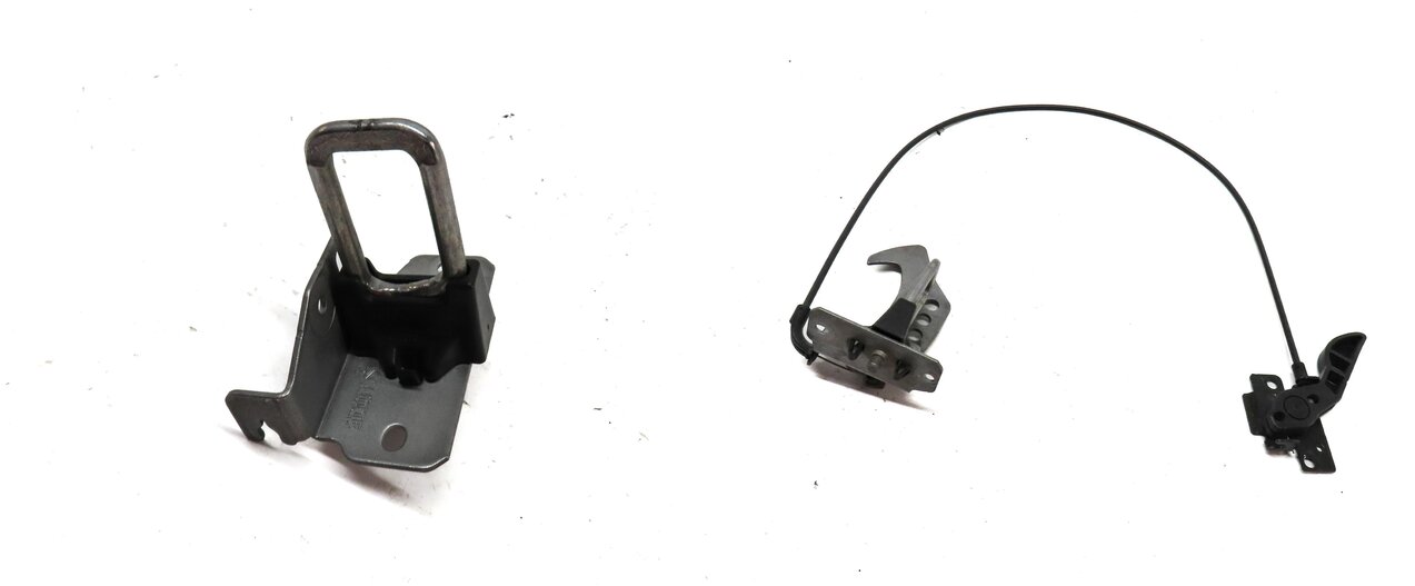 2014 BMW X3 (F25) FRONT HOOD SAFETY CATCH HOOK & RELEASE LEVER w/ CABLE