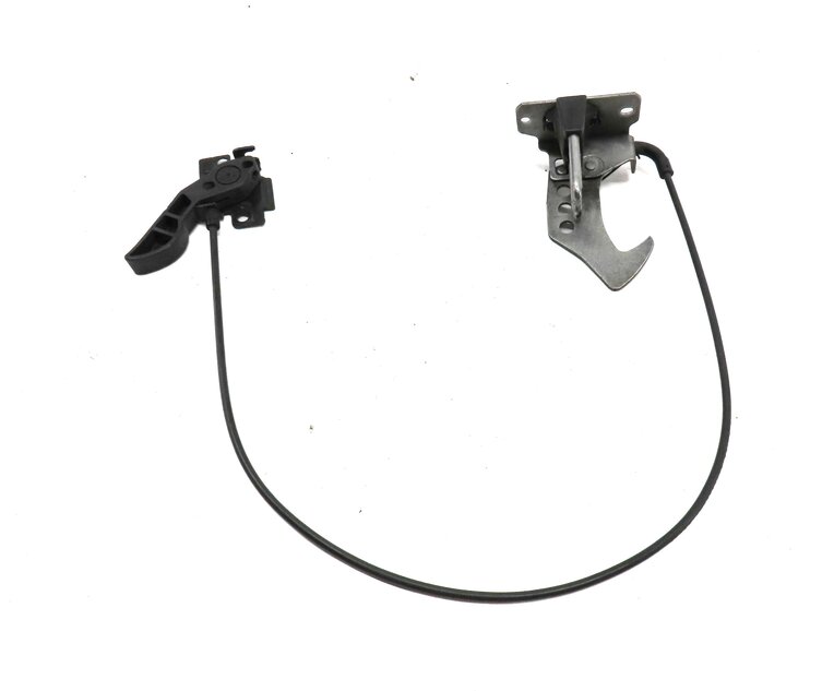 Thumbnail 10: 2014 BMW X3 (F25) FRONT HOOD SAFETY CATCH HOOK & RELEASE LEVER w/ CABLE
