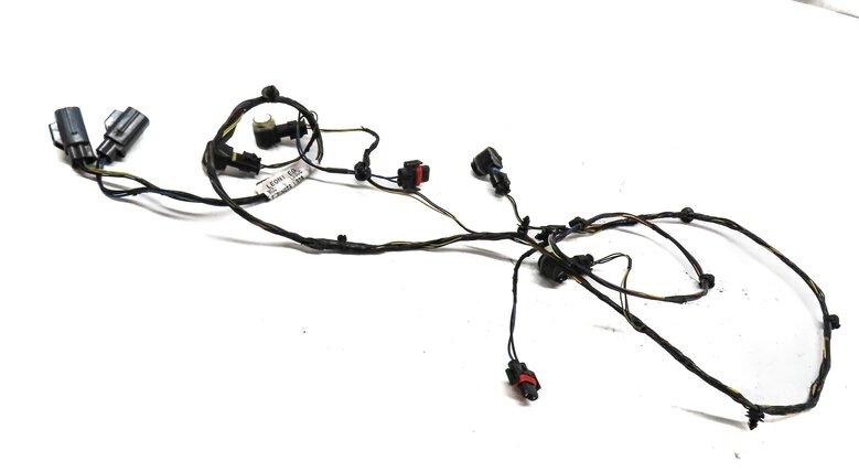 2010 RANGE ROVER SPORT (L320) FRONT PDC PARK DISTANCE SENSOR SET & HARNESS WHITE