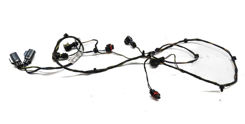 Thumbnail 2: 2010 RANGE ROVER SPORT (L320) FRONT PDC PARK DISTANCE SENSOR SET & HARNESS WHITE