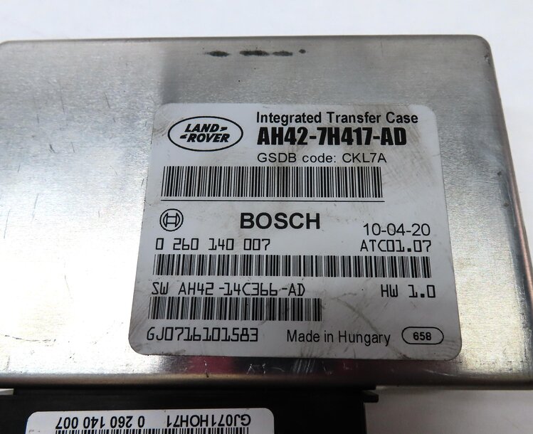 Thumbnail 4: 10-13 LAND ROVER LR4 RANGE ROVER SPORT (L320 L322) TRANSFER CASE CONTROL MODULE