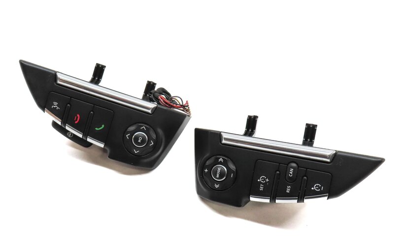 2010 RANGE ROVER SPORT (L320) STEERING WHEEL PHONE CRUISE SWITCH BUTTON SET