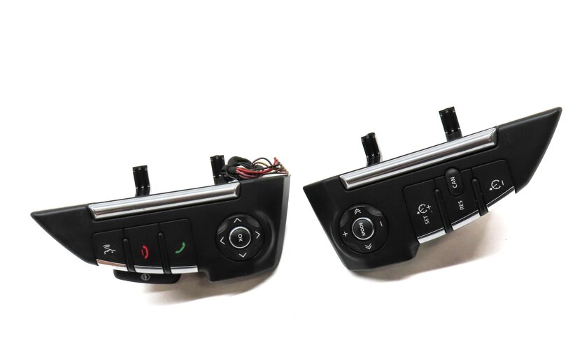 Thumbnail 3: 2010 RANGE ROVER SPORT (L320) STEERING WHEEL PHONE CRUISE SWITCH BUTTON SET