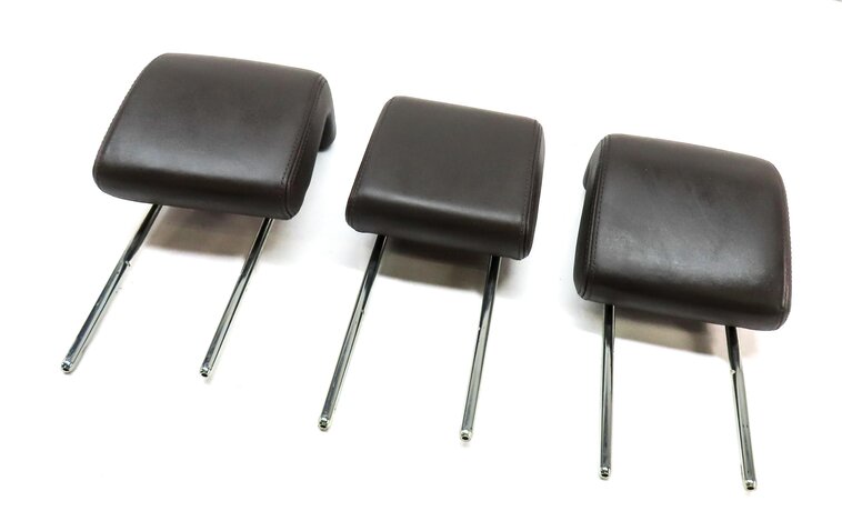 10-13 RANGE ROVER SPORT L320 REAR LEFT RIGHT CENTER HEADREST ARABICA DARK BROWN