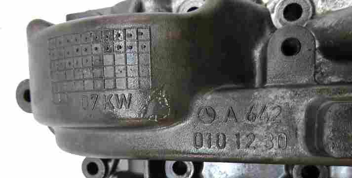 Thumbnail 7: 07-08 MB GL320 ML320 R320 (X164 W164 W251) 3.0L OM642 DIESEL LEFT CYLINDER HEAD
