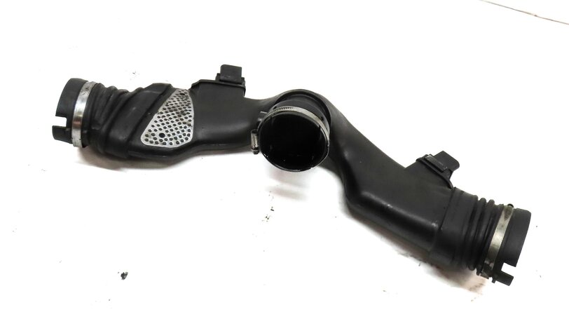 2008 MERCEDES GL320 (X164) 3.0L OM642 DIESEL MASS AIR FLOW SENSOR SET w/ DUCT