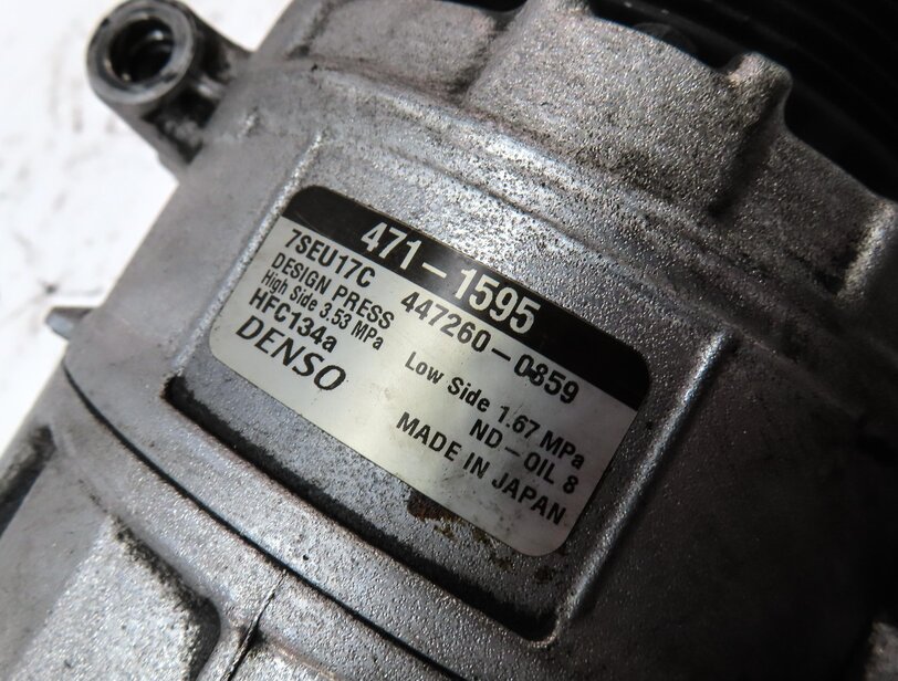 Thumbnail 7: 07-08 MERCEDES GL320 R320 (X164 W251) 3.0L OM642 DIESEL ENGINE A/C COMPRESSOR