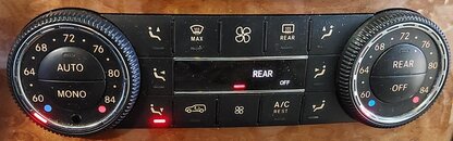 Thumbnail 2: 07-08 MERCEDES GL320 GL450 GL550 R320 R350 (X164 W251) FRONT TEMPERATURE CONTROL