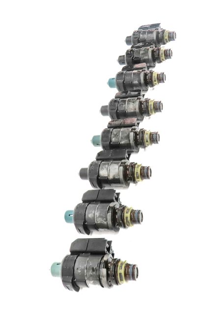 Thumbnail 3: 04-18 MERCEDES C CL E GL G ML S SLK 722.9 TRANSMISSION VALVE BODY SOLENOID SET-8