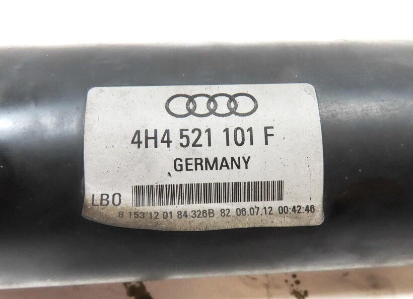 Thumbnail 5: 11-18 AUDI A8 A8L (D4 4H) LWB LONG WHEEL BASE REAR DRIVESHAFT DRIVELINE SHAFT