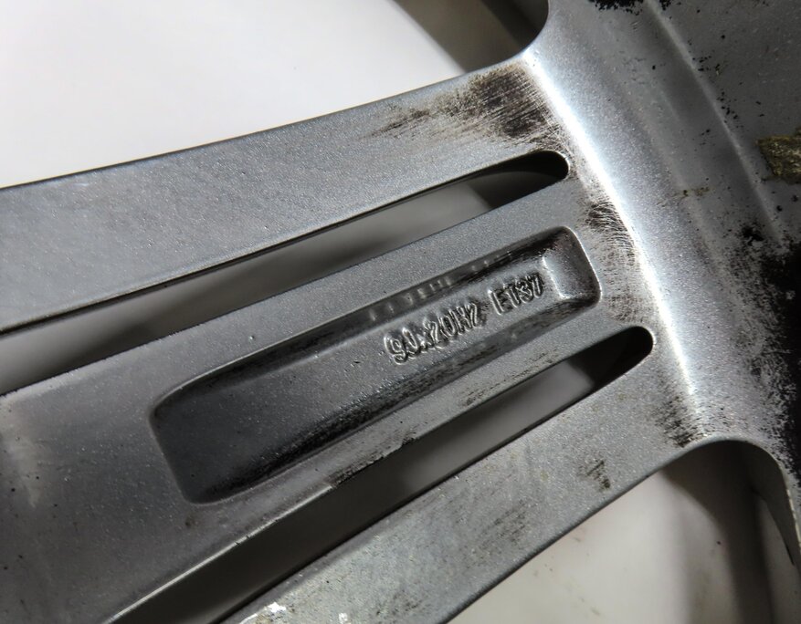 Thumbnail 12: 11-15 AUDI A8 (D4 4H) 20x9 INCH 5 TRIPLE SPOKE (15 SPOKE) ALUMINUM WHEEL RIM CE5