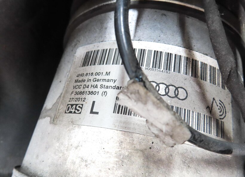 Thumbnail 8: 2011-2018 AUDI A8 S8 (D4 4H) LEFT DRIVER REAR AIR SUSPENSION SHOCK STRUT