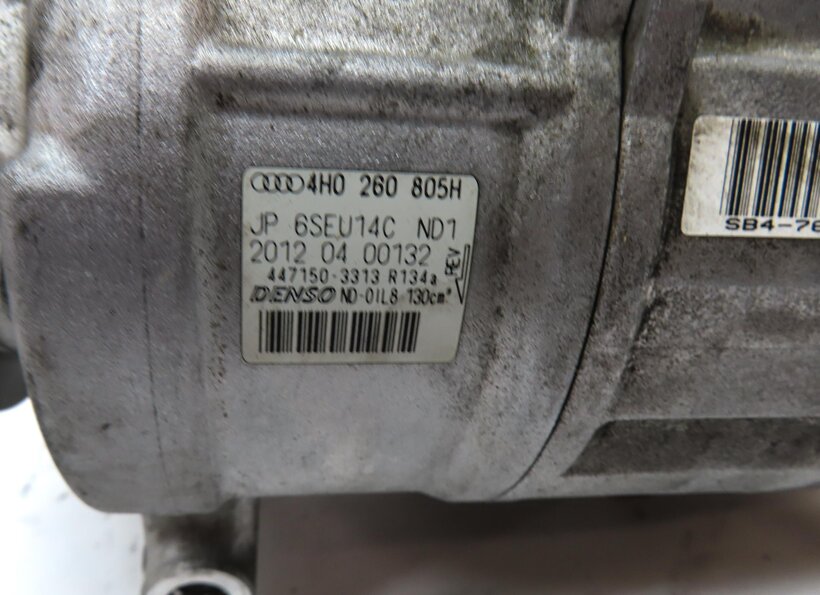 Thumbnail 7: 2013-2018 AUDI A8 S8 (D4 4H) 4.0L ENGINE - A/C AIR CONDITIONING COMPRESSOR PUMP