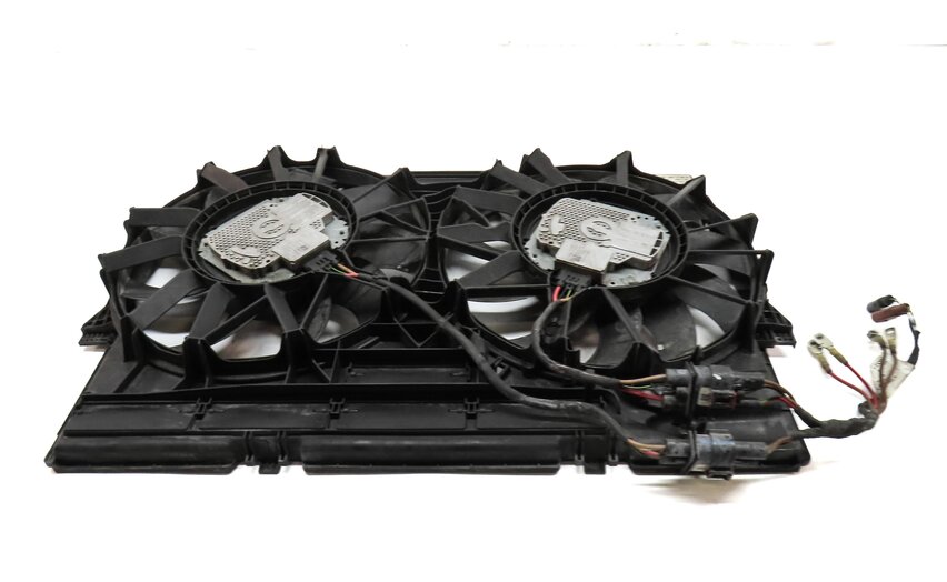 Thumbnail 5: 2013-2014 AUDI A8 S8 (D4 4H) 4.0L ENGINE RADIATOR COOLING FAN ASSEMBLY