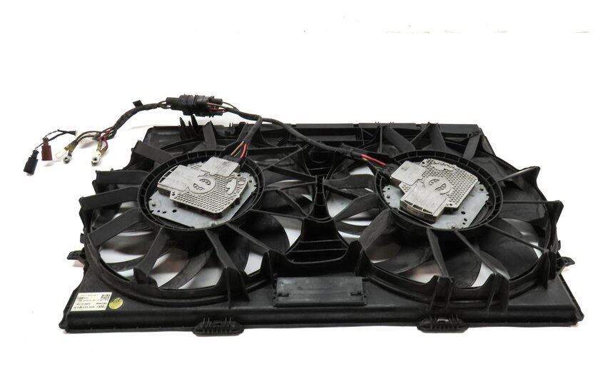 Thumbnail 6: 2013-2014 AUDI A8 S8 (D4 4H) 4.0L ENGINE RADIATOR COOLING FAN ASSEMBLY