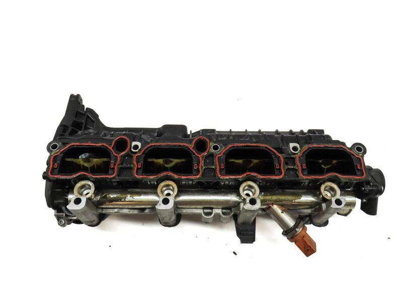 Thumbnail 6: 13-15 AUDI A8 S6 S7 S8 (C7 4G8 D4 4H) 4.0L ENGINE - RIGHT LOWER INTAKE MANIFOLD
