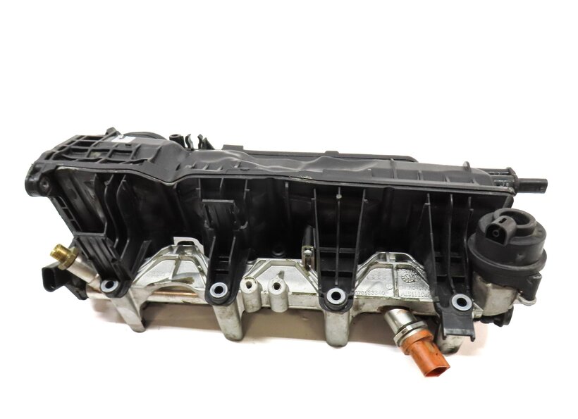 Thumbnail 2: 13-15 AUDI A8 S6 S7 S8 (C7 4G8 D4 4H) 4.0L ENGINE - LEFT LOWER INTAKE MANIFOLD