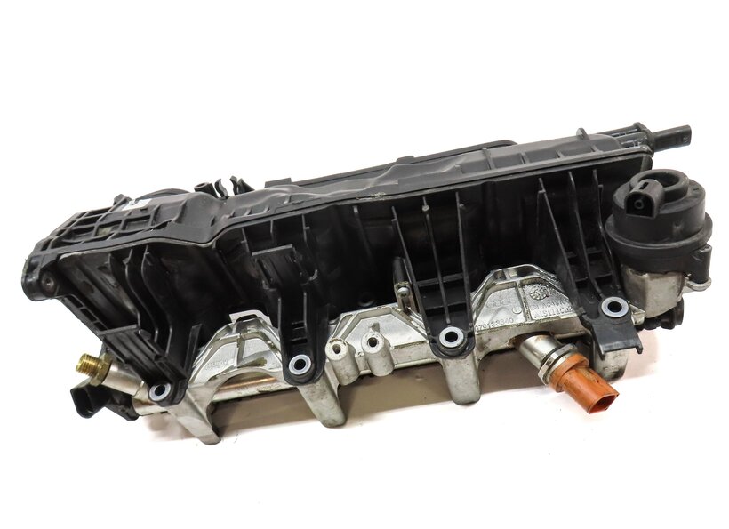 Thumbnail 3: 13-15 AUDI A8 S6 S7 S8 (C7 4G8 D4 4H) 4.0L ENGINE - LEFT LOWER INTAKE MANIFOLD