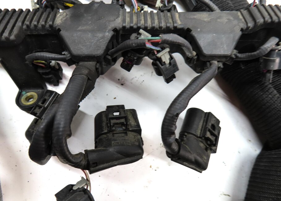 Thumbnail 11: 2013 AUDI A8 (D4 4H) 4.0L CEUA ENGINE WIRING WIRE HARNESS 079971627AF 4H0971703