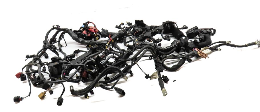 Thumbnail 3: 2013 AUDI A8 (D4 4H) 4.0L CEUA ENGINE WIRING WIRE HARNESS 079971627AF 4H0971703