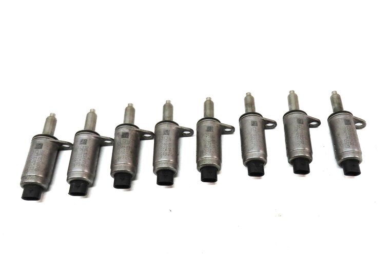 Thumbnail 2: 2013 AUDI A8 D4 4H 4.0L CEUA ENGINE CAMSHAFT CAM SHAFT ADJUSTMENT SOLENOID SET 8