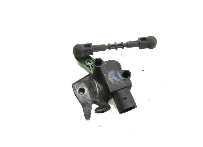 2013 AUDI A8 (D4 4H) FRONT RIGHT PASSENGER SUSPENSION HEIGHT LEVEL SENSOR w/ ARM