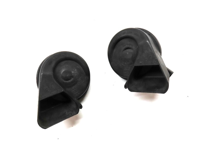 Thumbnail 3: 2012-2020 AUDI A6 S6 A7 S7 RS7 A8 S8 (C7 D4) HIGH & LOW TONE SAFETY HORN SET-2
