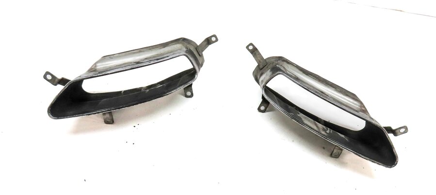 2013 AUDI A8 D4 4H 4.0L CEUA ENGINE REAR LEFT & RIGHT EXHAUST MUFFLER TIP SET 2