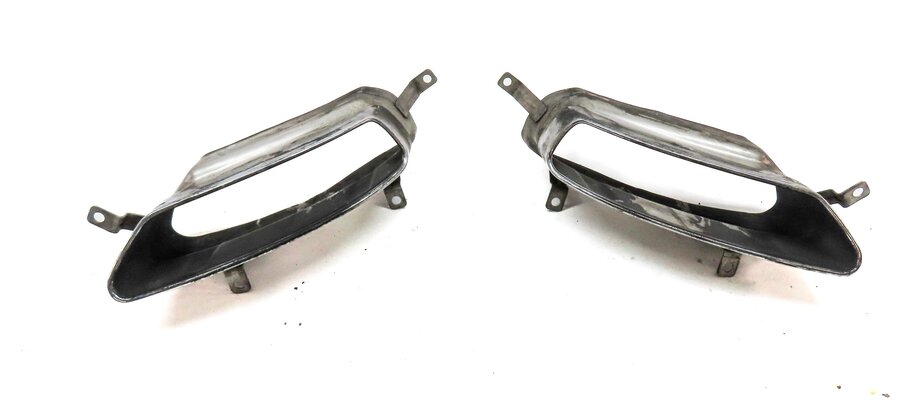 Thumbnail 2: 2013 AUDI A8 D4 4H 4.0L CEUA ENGINE REAR LEFT & RIGHT EXHAUST MUFFLER TIP SET 2