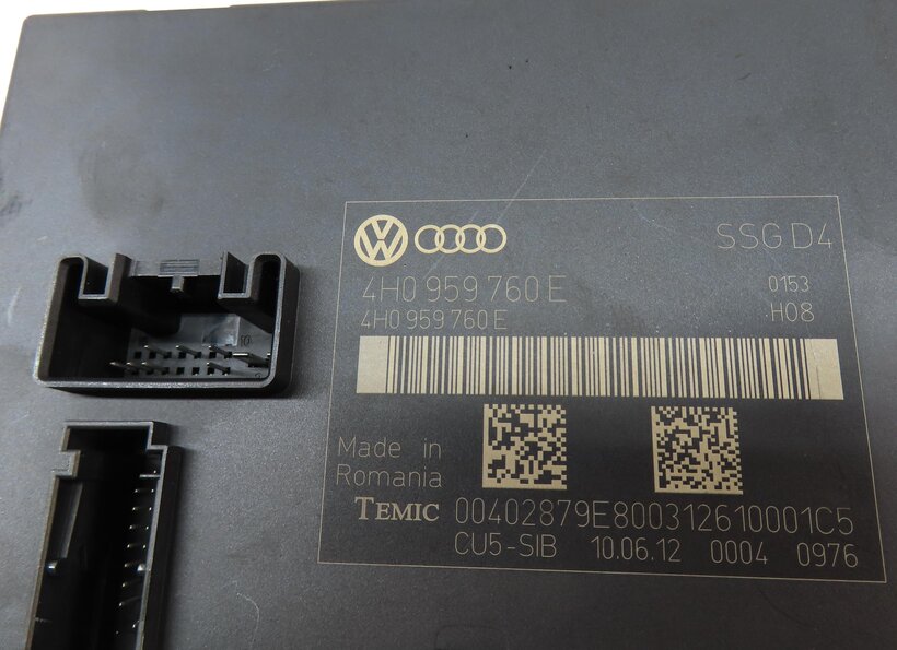 Thumbnail 4: 2013 AUDI A8 (D4 4H) FRONT LEFT DRIVER SEAT CONTROL MODULE 4H0959760E
