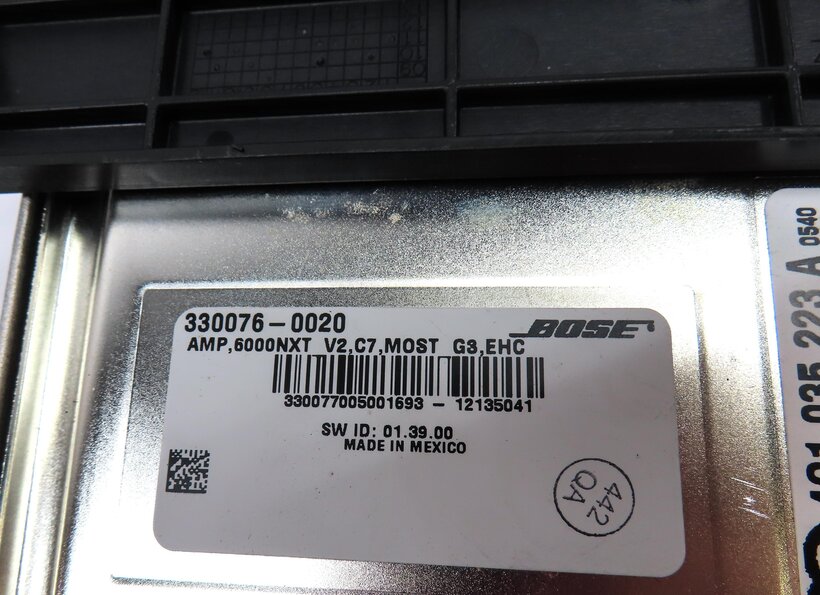 Thumbnail 6: 11-18 AUDI A7 S7 RS7 A8 S8 (C7 4G8 D4 4H) RADIO STEREO BOSE AUDIO AMP AMPLIFIER