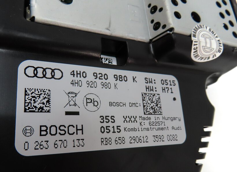 Thumbnail 4: 2013 AUDI A8 D4 4H 4.0L CEUA SPEEDOMETER IMMOBILIZER BODY ENGINE MODULE KEY SET