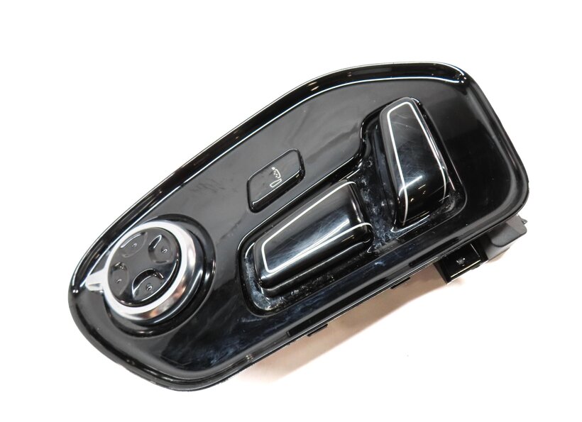 11-17 AUDI A8 S8 (D4 4H) FRONT LEFT DRIVER SEAT ADJUST SWITCH w/ MASSAGE (BLACK)