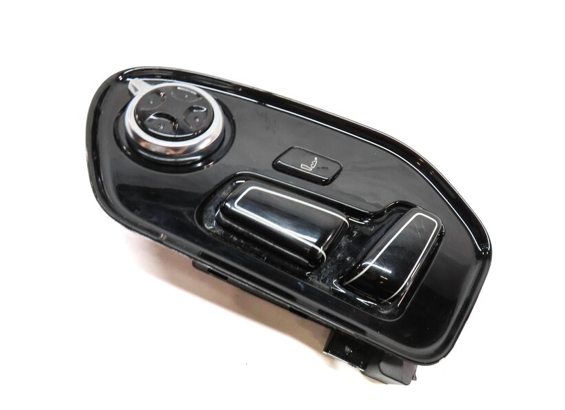 Thumbnail 3: 11-17 AUDI A8 S8 (D4 4H) FRONT LEFT DRIVER SEAT ADJUST SWITCH w/ MASSAGE (BLACK)