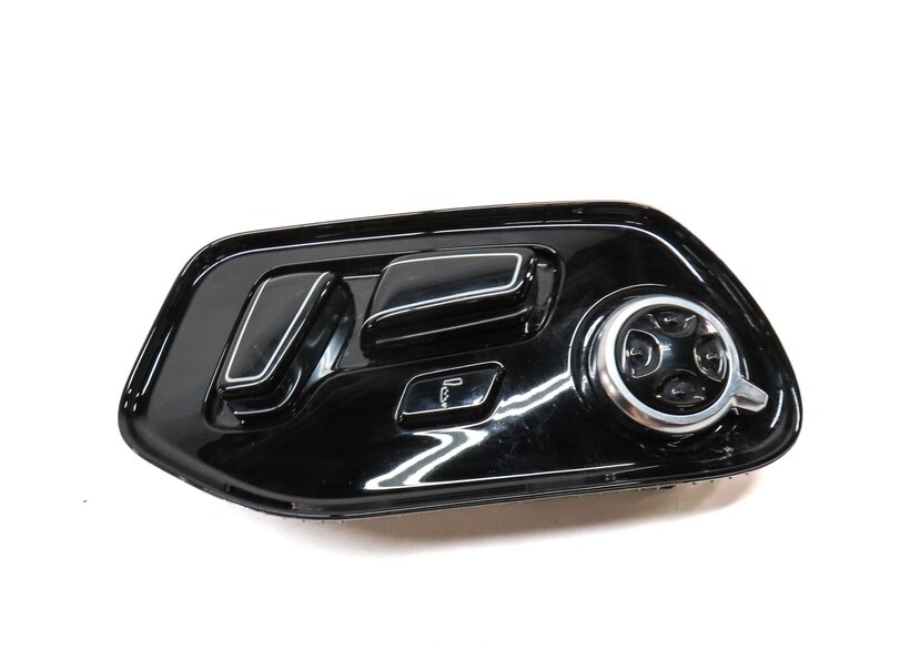 Thumbnail 4: 11-17 AUDI A8 S8 (D4 4H) FRONT LEFT DRIVER SEAT ADJUST SWITCH w/ MASSAGE (BLACK)