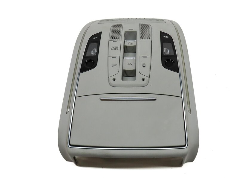 Thumbnail 2: 2013 AUDI A8 (D4 4H) FRONT CENTER ROOF PRIMARY DOME LIGHT ASSEMBLY (GREY)