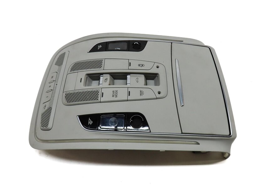 Thumbnail 4: 2013 AUDI A8 (D4 4H) FRONT CENTER ROOF PRIMARY DOME LIGHT ASSEMBLY (GREY)
