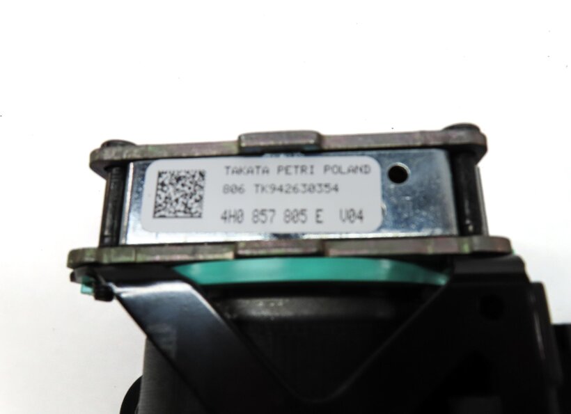 Thumbnail 5: 2013 AUDI A8 (D4 4H) REAR RIGHT SEATBELT SEAT BELT RETRACTOR (BLACK) 4H0857805E