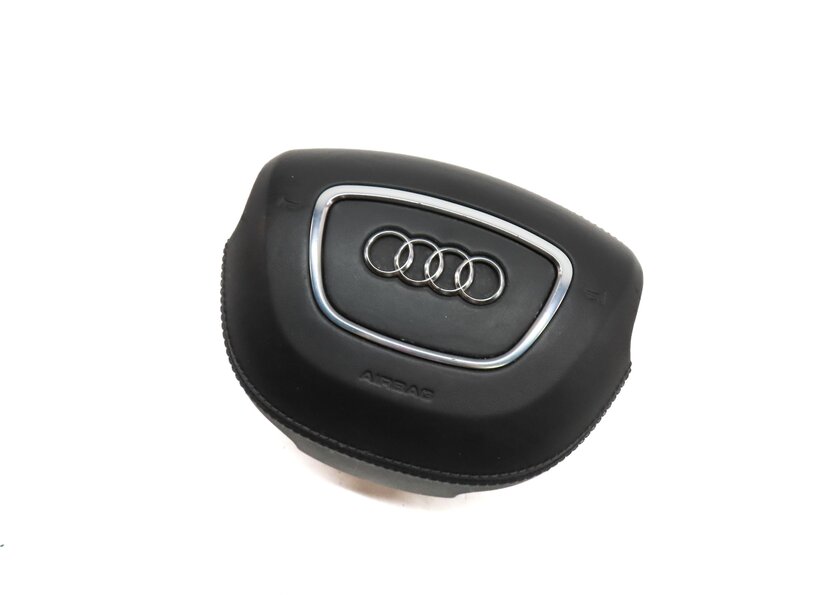 13-16 AUDI A8 (13-14 S8) D4 4H STEERING WHEEL AIRBAG AIR BAG (NON-SPORT) (BLACK)