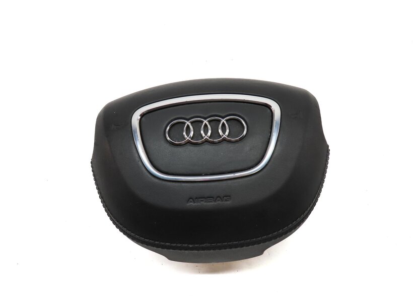 Thumbnail 2: 13-16 AUDI A8 (13-14 S8) D4 4H STEERING WHEEL AIRBAG AIR BAG (NON-SPORT) (BLACK)