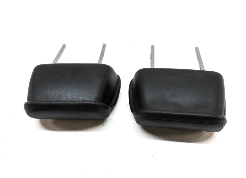 Thumbnail 5: 11-15 AUDI A8 S8 (D4 4H) REAR 2ND ROW LEFT & RIGHT SEAT HEADREST SET 2 (BLACK)