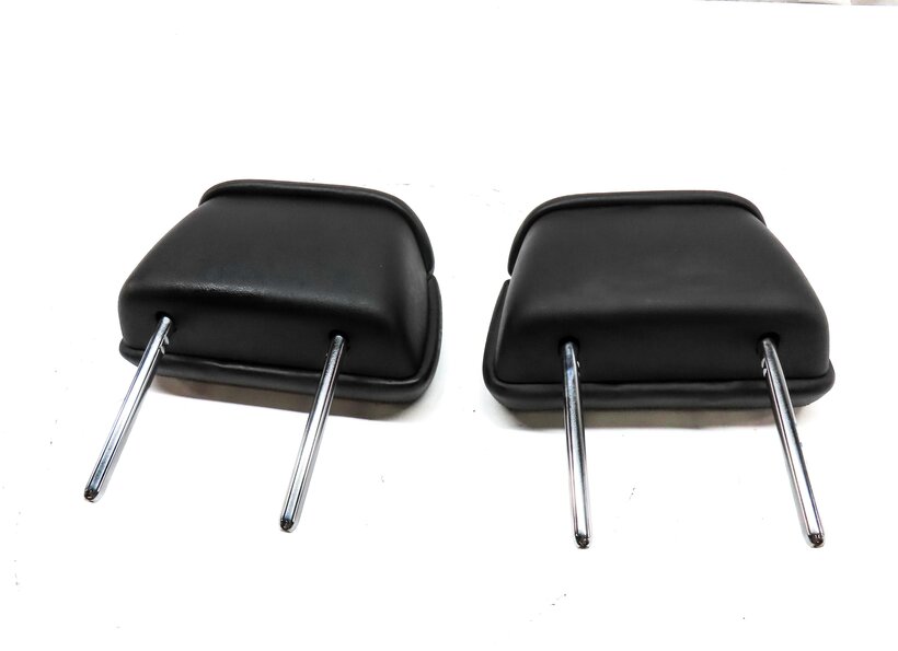 Thumbnail 6: 11-15 AUDI A8 S8 (D4 4H) REAR 2ND ROW LEFT & RIGHT SEAT HEADREST SET 2 (BLACK)