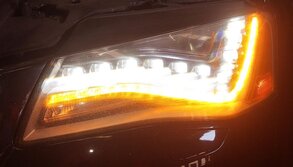 Thumbnail 2: 2011-2014 AUDI A8 (D4 4H) LEFT DRIVER DRL LED HEADLIGHT LIGHT LAMP (OPT 8EY)