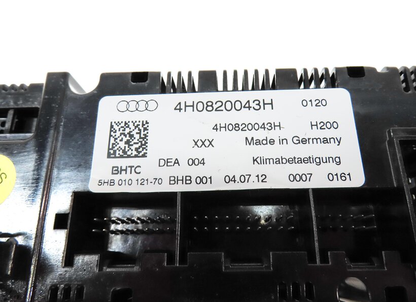 Thumbnail 7: 2011-2014 AUDI A8 S8 (D4 4H) FRONT HEATER A/C TEMPERATURE CONTROL (w/ SEAT VENT)