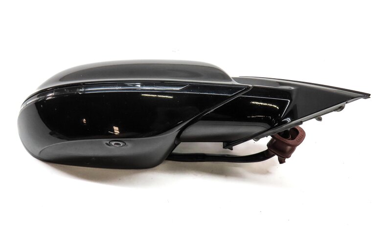 Thumbnail 7: 11-18 AUDI A8 S8 D4 4H RIGHT DOOR MIRROR HEATED CAMERA PFOLD AUTODIM BLIND BLACK
