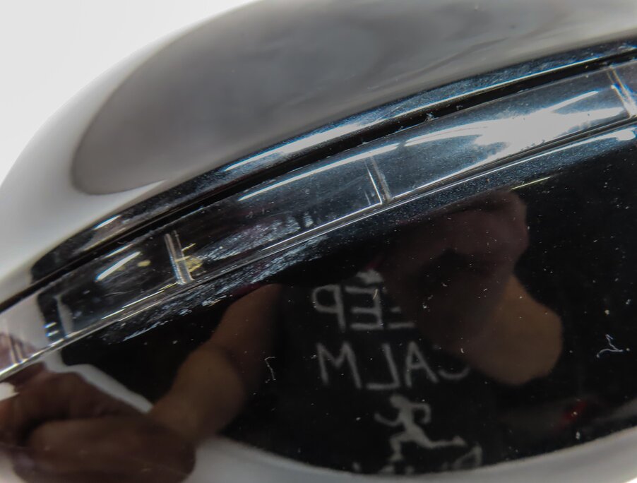 Thumbnail 8: 11-18 AUDI A8 S8 D4 4H RIGHT DOOR MIRROR HEATED CAMERA PFOLD AUTODIM BLIND BLACK