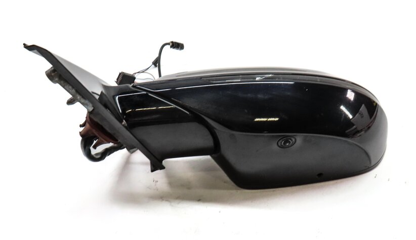 Thumbnail 9: 11-18 AUDI A8 S8 D4 4H LEFT DOOR MIRROR HEATED CAMERA PFOLD AUTODIM BLIND BLACK
