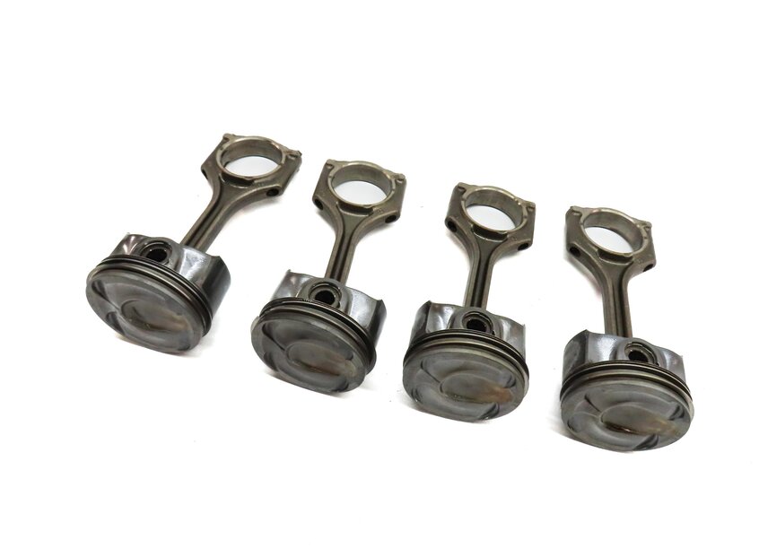 2012 RANGE ROVER EVOQUE (L538) 2.0L TURBO ENGINE PISTON w/ CONNECTING ROD SET-6